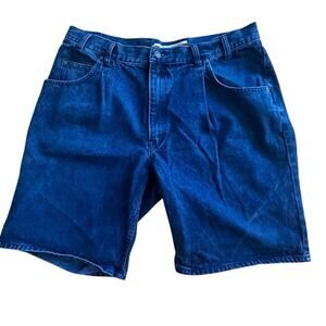VINTAGE JORTS x Merona Dark Wash Denim Jorts Jean Shorts | Size W38
